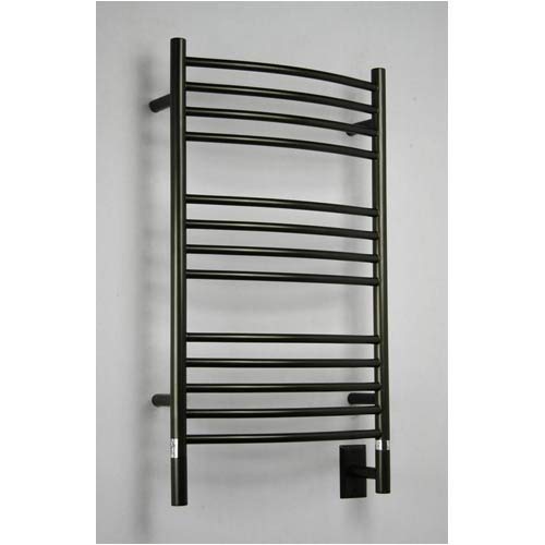 Jeeves - CCO-20 - C Curved Electric Towel Warmer - Rubbed Bronze - 35 in. tall