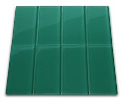 Emerald Glass Subway Tile 3