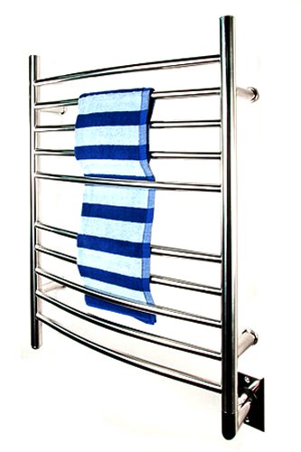 Amba RWH-CP Radiant Hardwired Curved Towel Warmer, Polished