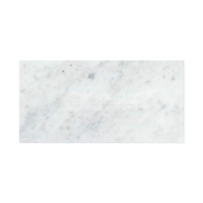Carrara White Italian (Bianco Carrara) Marble 12 X 24 Field Tile (Lot of 20 pcs. (40 sq. ft.), Polished)