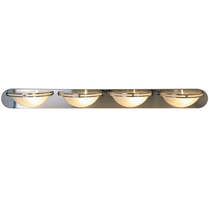 Monument 617609 Contemporary Lighting Collection Vanity Fixture, Brushed Nickel, 48-Inch W by 4-5/8-Inch H by 6-Inch E