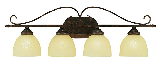 Trans Globe Lighting 7214 ROB Owens Indoor Rubbed Oil Bronze Traditional Vanity bar, 31.5 inch