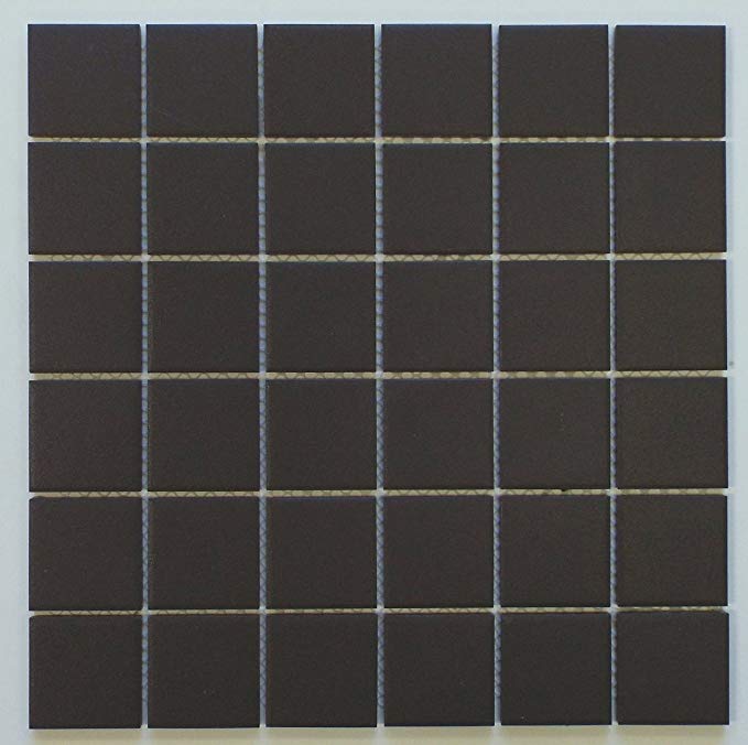 Vintage Black Unglazed Square 2x2 Inch Porcelain Floor & Wall Tile (10 Pcs/10 Sq. Ft. Per Case, $1 Standard Shipping)