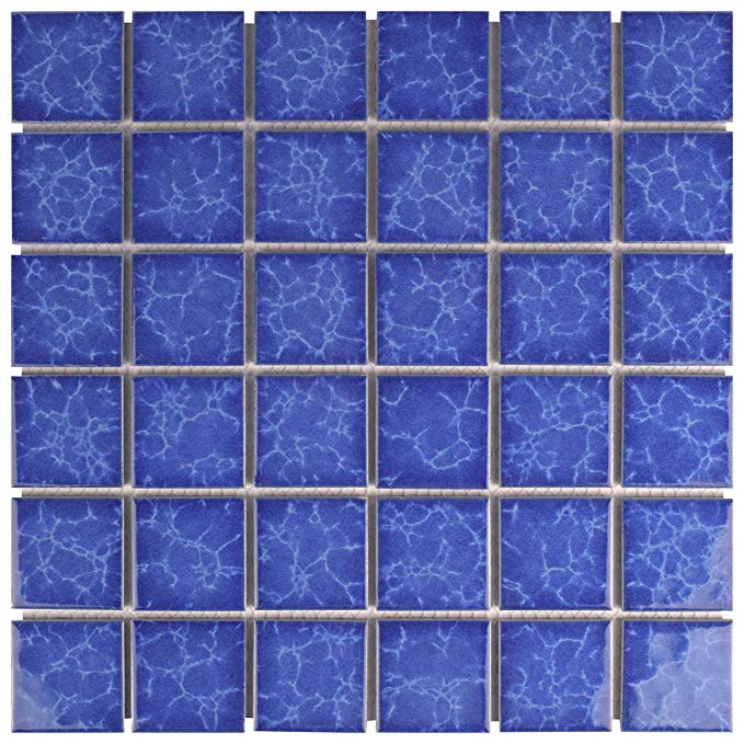 SomerTile FYFW2SCT Waterdesign Square Catalan Porcelain Floor and Wall Tile, 11.875